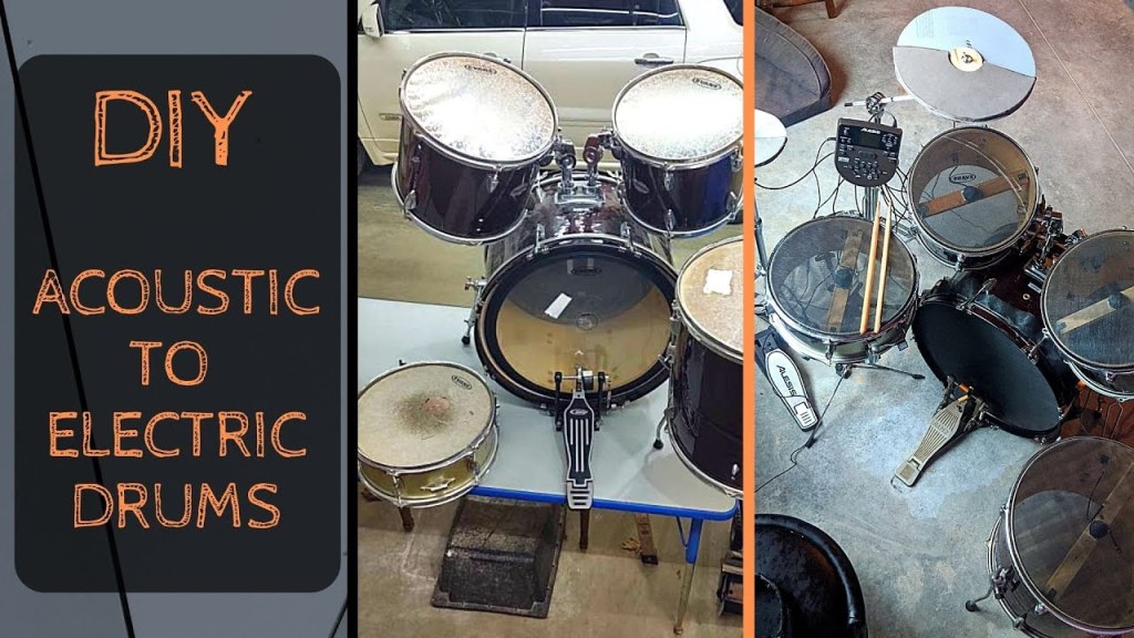 electronic drum conversion - Acoustic to Electric Drum Conversion - Full DIY Tutorial