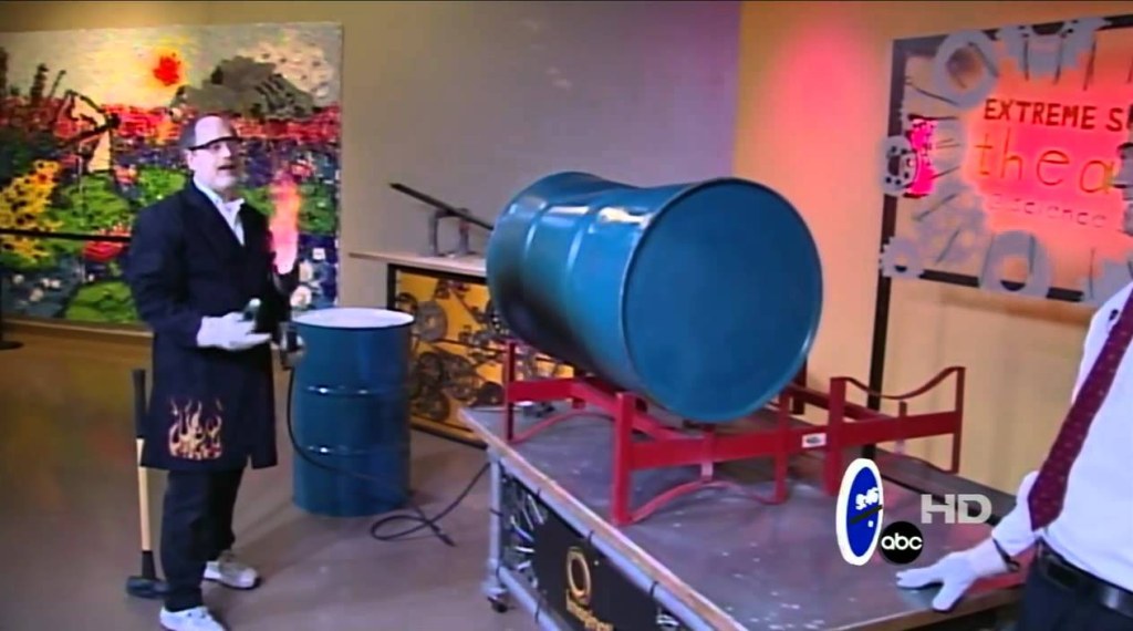 55 gallon drum pressure rating - Crush a  gallon drum with air pressure