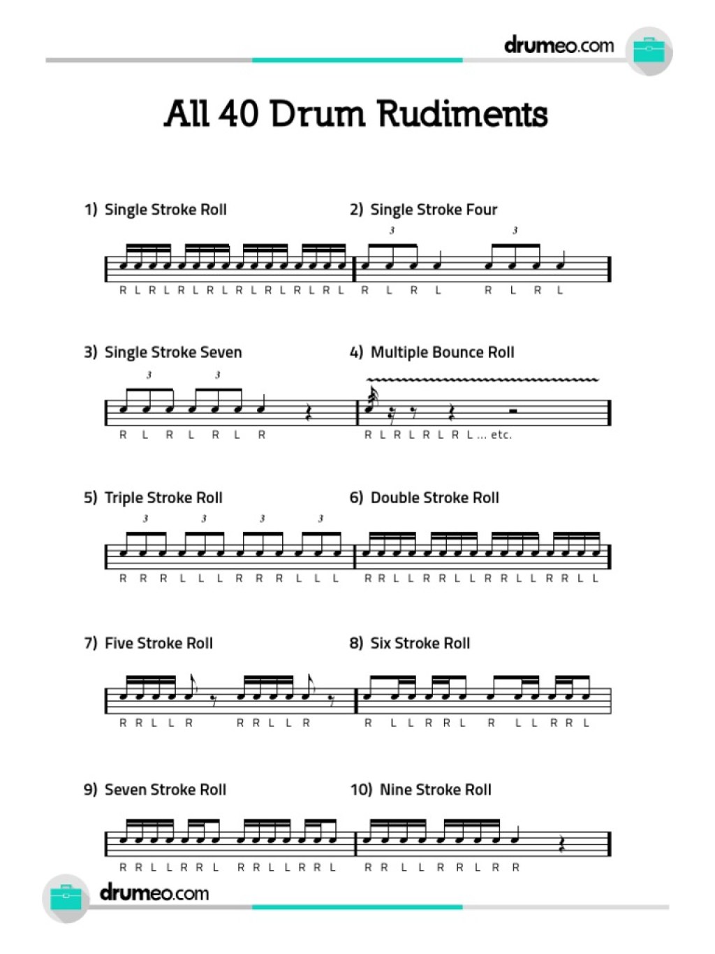 40 drum rudiments pdf free download - DFT All  Drum Rudiments PDF  PDF  Rhythm And Meter  Drumming