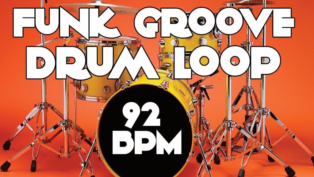 drum groove loops - Drum Track - Groove Funk Beat   BPM