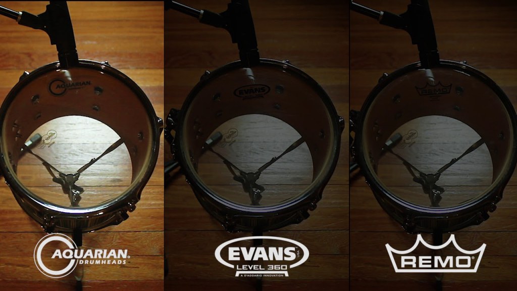 evans drum heads vs remo - Drumtune PRO - Comparing Aquarian, Evans, Remo drum head sounds at same  tuning