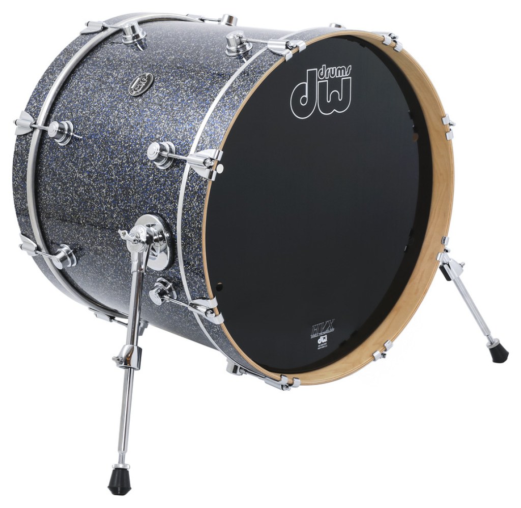 14x18 bass drum - DW Performance Series x Bass Drum in Sapphire Granite Night Sky