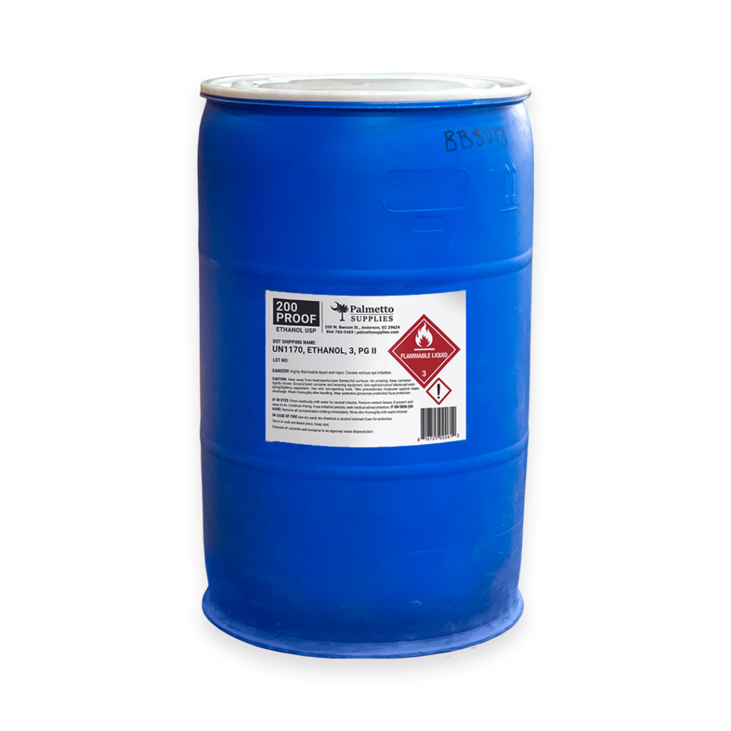 ethanol 55 gallon drum - GALLON DRUM ( Proof Ethanol, USP-Grade)