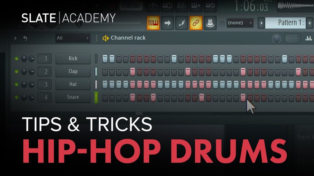 hip hop midi drum patterns - Hip Hop Drums Tips & Tricks - Hip-Hop Production Masterclass on Slate  Academy