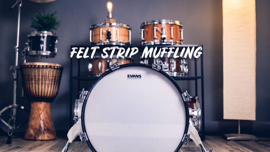 bass drum felt strip - How to Muffle a Bass Drum with Felt Strips  Season  - Episode