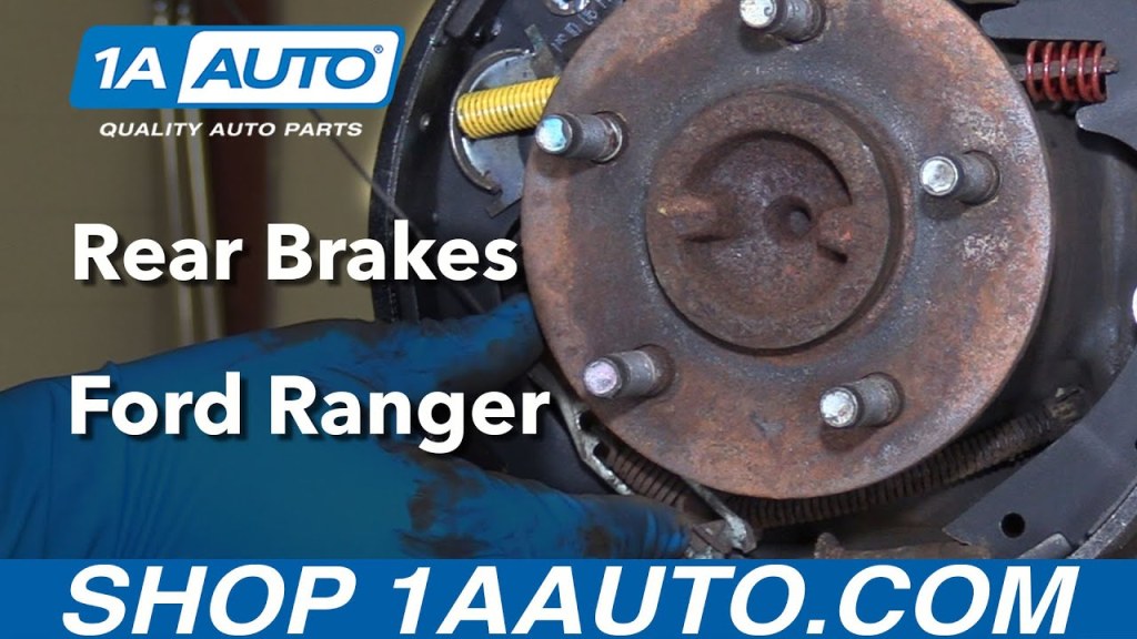 ford ranger rear drum brake diagram - How to Replace Rear Drum Brakes - Ford Ranger
