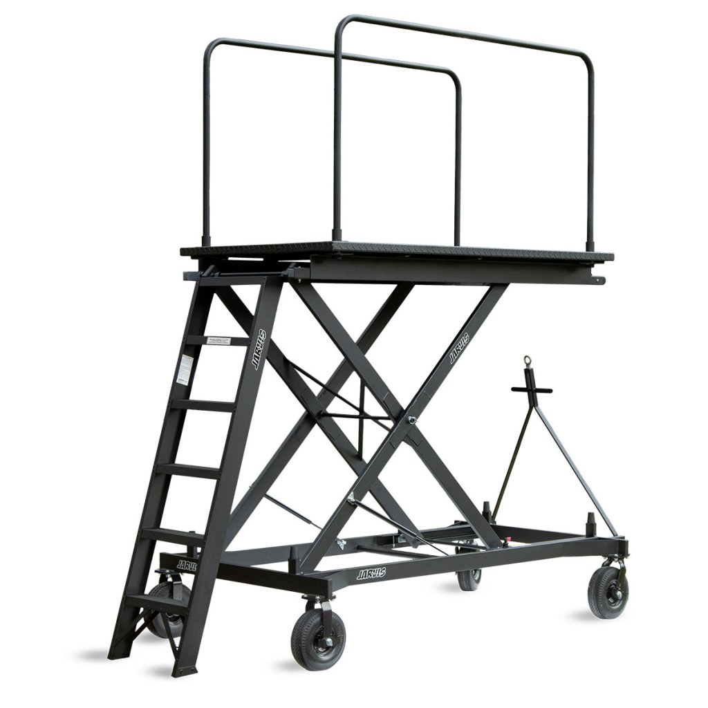 drum major stand - Jarvis Scissor Lift Marching Band Podium ― item#   Marching