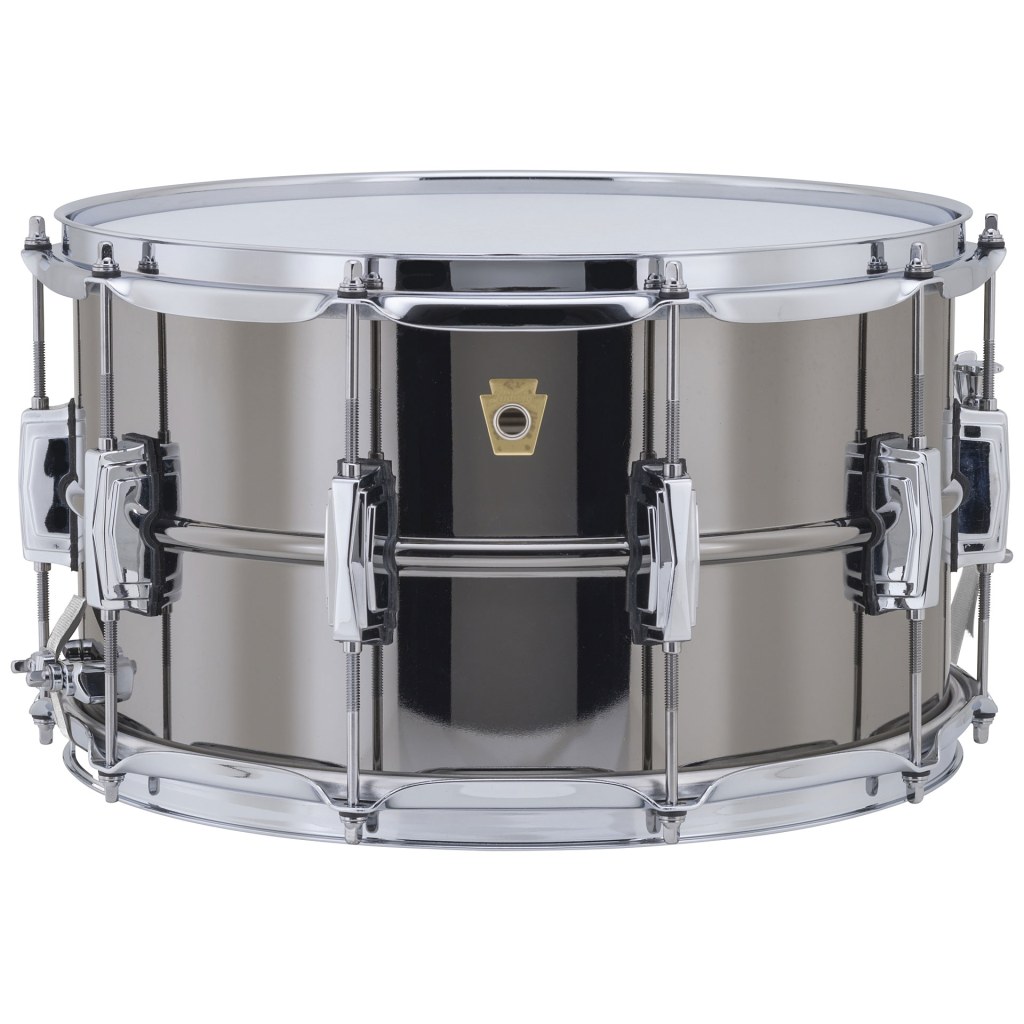 ludwig black beauty snare drum - 8x14 - Ludwig Black Beauty LB " x " Snare Drum