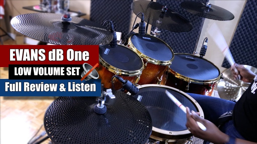 evans quiet drum heads - *NEW* Evans dB One Low Volume Set 🔇 - Full Review & Listen - Better Than  The Rest?! 🤔