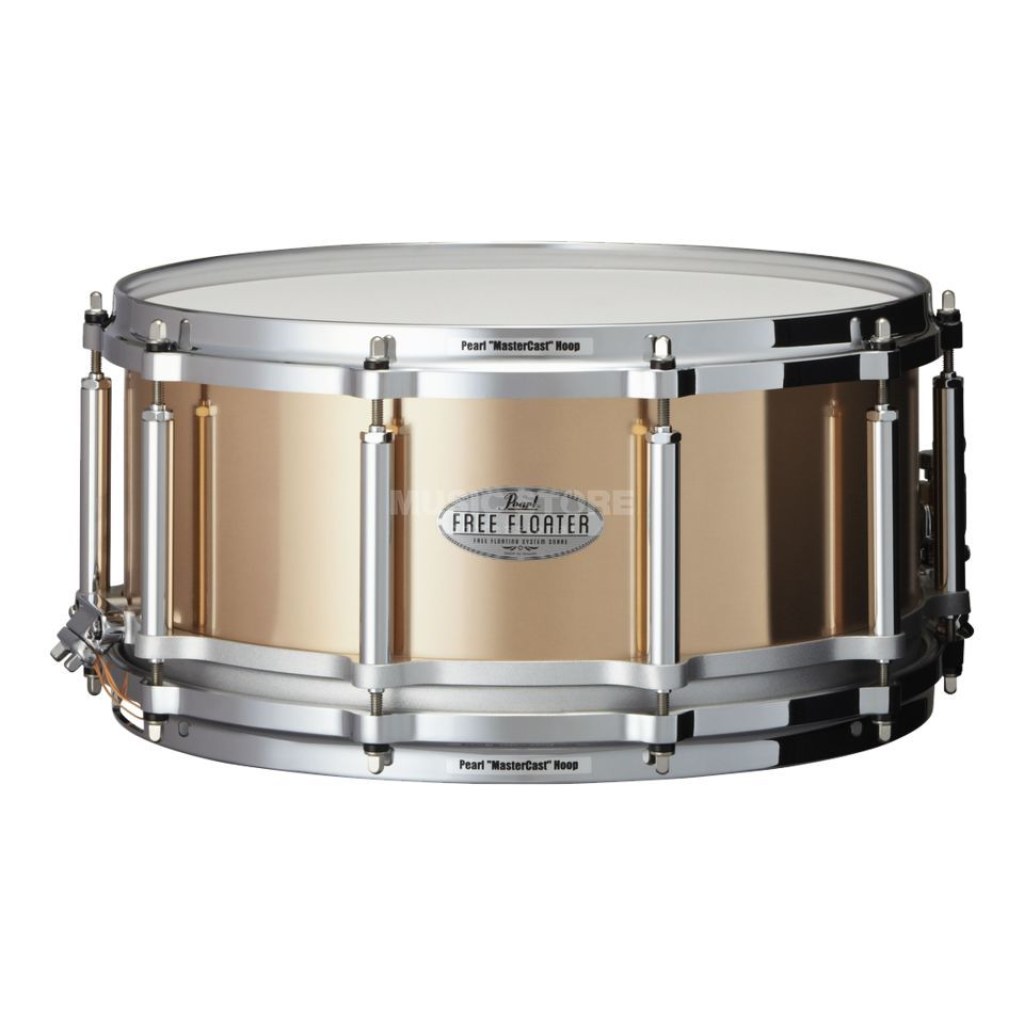 pearl free floating snare drum - Pearl Free Floating Snare "x,", FTPB-, Phosphor Bronze bei
