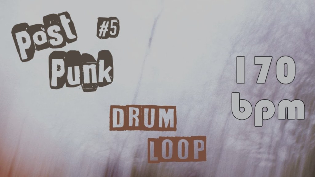 post punk drum loops - Post Punk Drum Loop # -  bpm