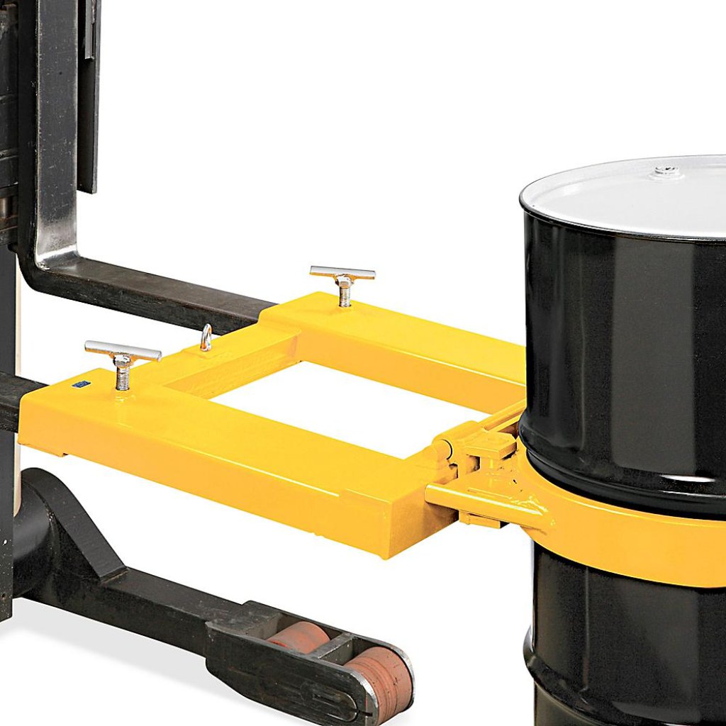 forklift drum clamp attachment - Single Steel Drum Grabber