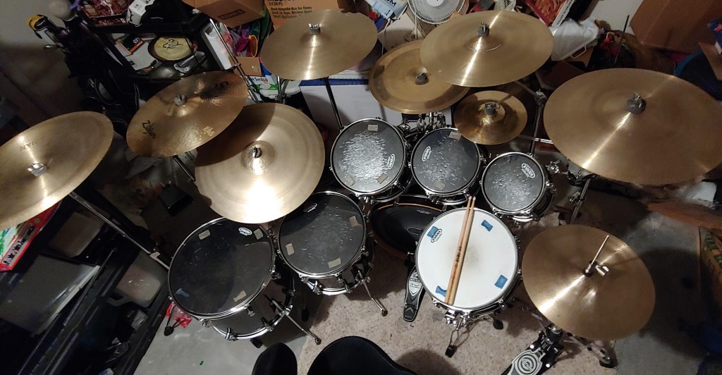 left handed drum kit - So I