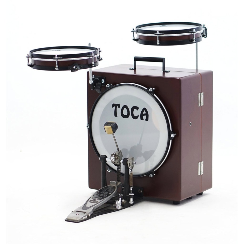 toca suitcase drum kit - Toca World Percussion Kickboxx Suitcase Drum Set TKSDS