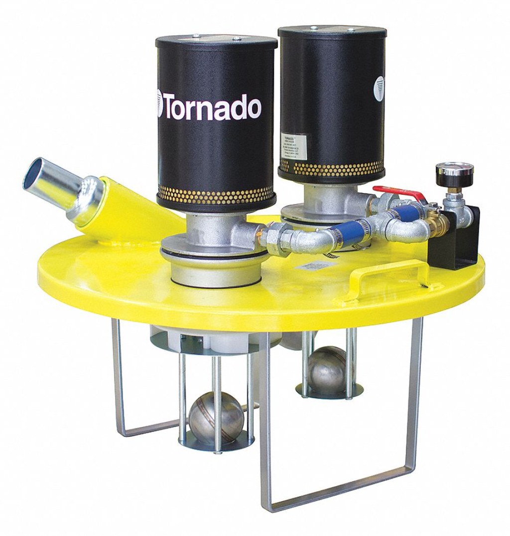 tornado drum vacuum - TORNADO Pneumatic Drum-Top Vacuum Head: Std, Wet, For  gal Drum Capacity,   in Vacuum Hose Dia.