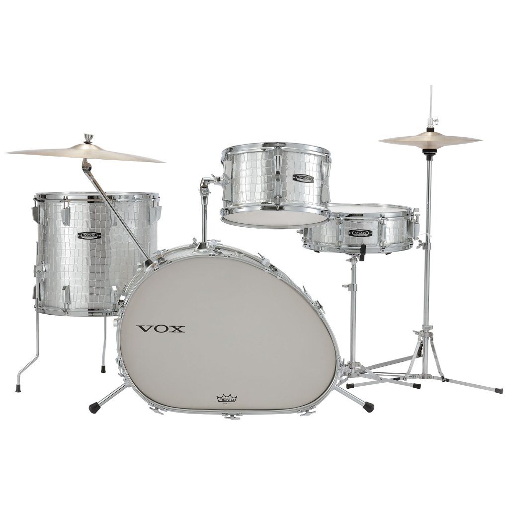 vox telstar drum kit - VOX Telstar Oval " Silver Kroko Drumset