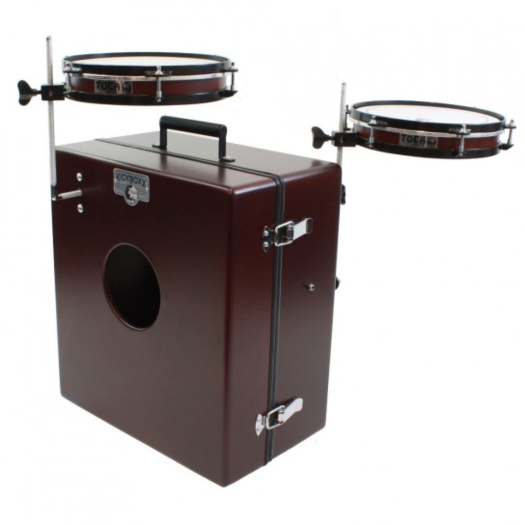 toca suitcase drum kit - World Percussion Kickboxx Suitcase Drum Set Kompakt-Drumset TKSDS